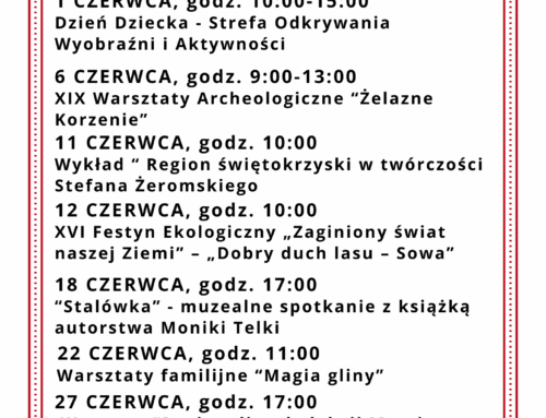 Zdarzenia muzealne Czerwiec 2025
