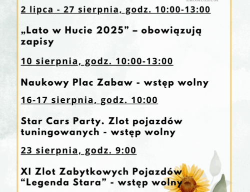 Zdarzenia Sierpień 2025