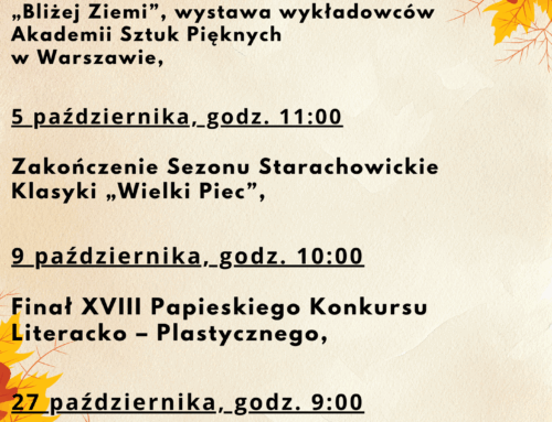 Zdarzenia Październik 2025