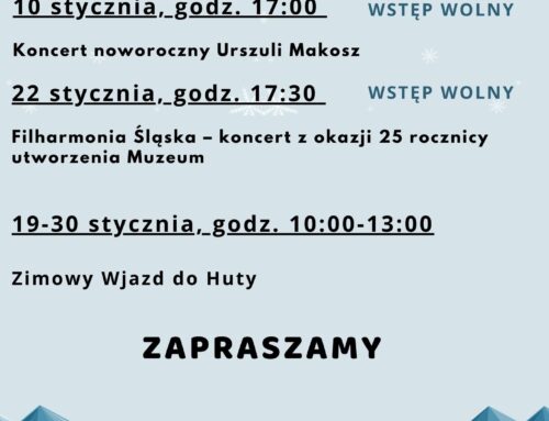 Zdarzenia muzealne -Styczeń 2026