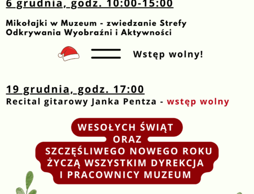 Zdarzenia muzealne Grudzień 2025