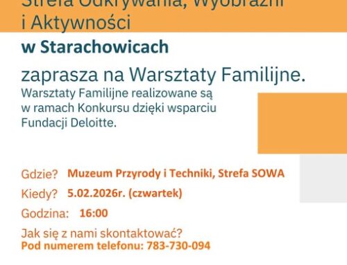 Darmowe Warsztaty Familijne!