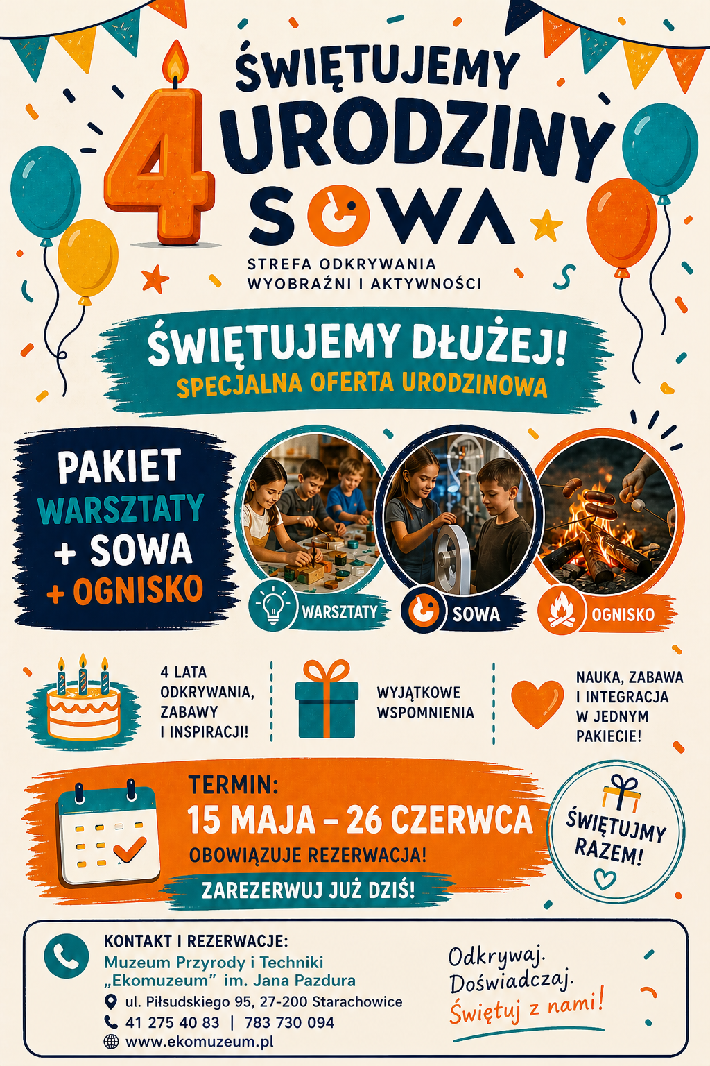 Świętujemy 4. urodziny SOWA – specjalna oferta urodzinowa!