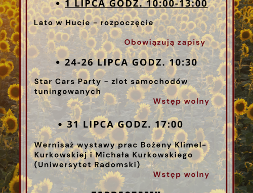 Kalendarz zdarzeń na lipiec 2026r.